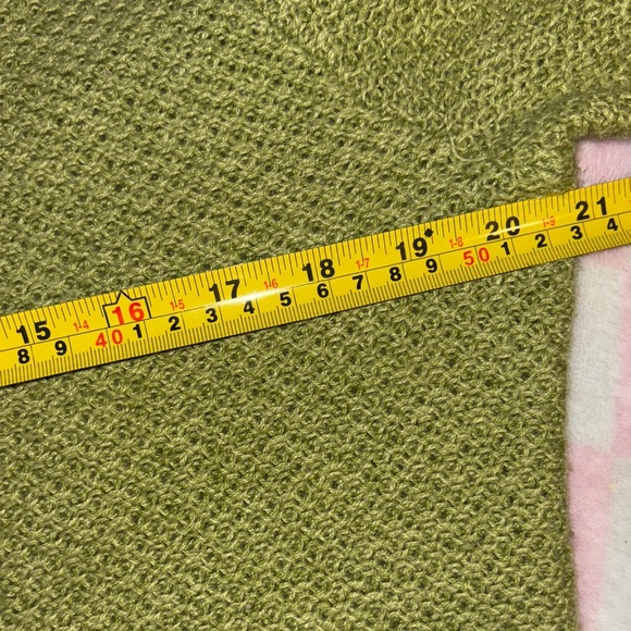 Christopher & Banks Light Green V-Neck Sweater - Picture 4 of 9